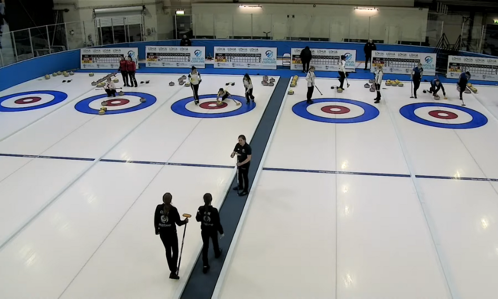 Seleção Feminina no Mundial Júnior B de Curling