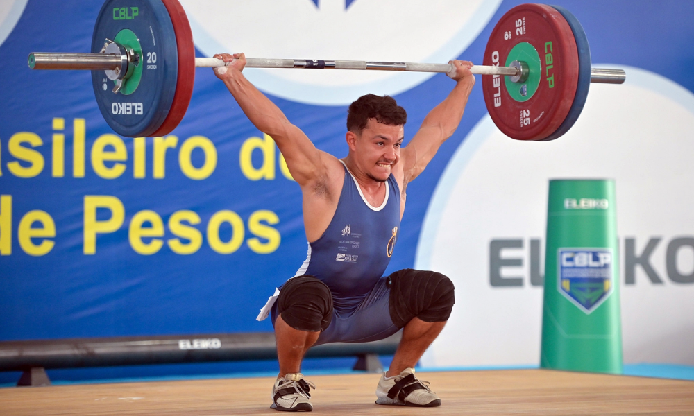 Thiago Félix no Mundial de Levantamento de peso