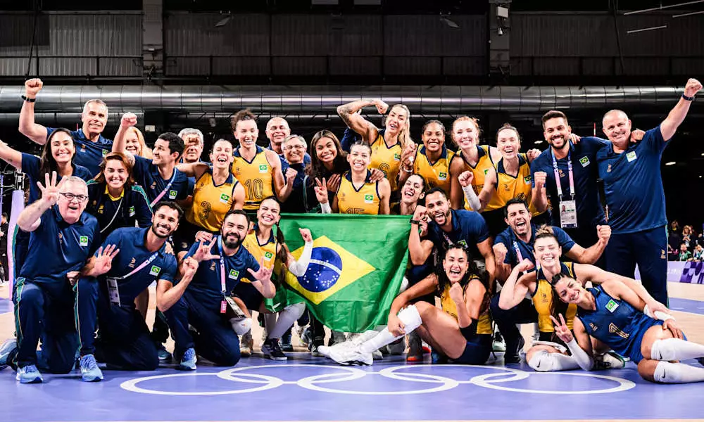 Brasil Vôlei Seleção Brasileira Feminina Paris-2024