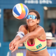 Ana Patrícia em etapa do Circuito Mundial de vôlei de praia