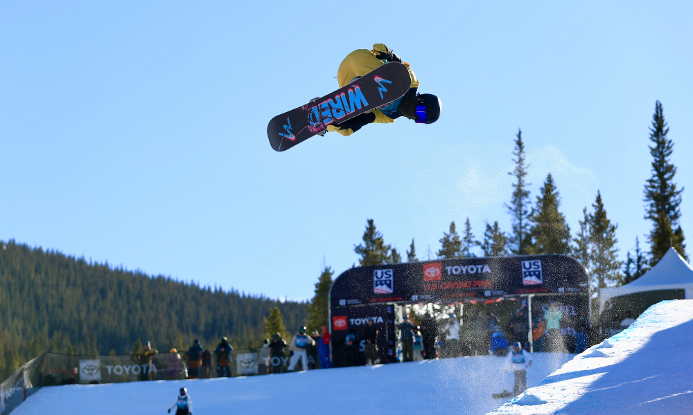 Augustinho Teixeira na Copa do Mundo de Snowboard Halfpipe