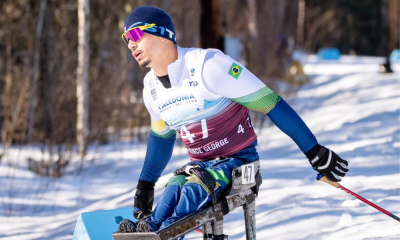 Cristian Ribera na Copa do Mundo de paraesqui cross-country