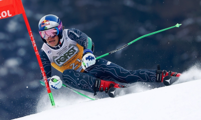 Lucas Pinheiro Braathen em Alta Badia na Copa do Mundo de esqui alpino