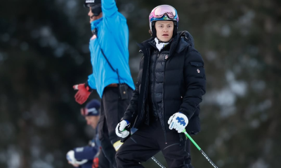 Lucas Pinheiro Braathen em Alta Badia na Copa do Mundo de esqui alpino