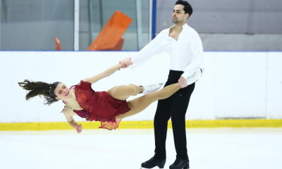 Natalia Pallu-Neves e Jayin Panesar no Golden Spin de Zagreb