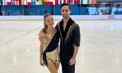 Natalia Pallu-Neves e Jayin Panesar no Golden Spin de Zagreb