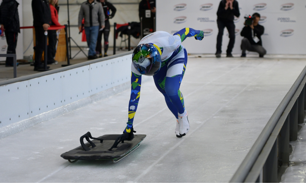 Nicole Silveira na Copa do Mundo de skeleton em Altenberg