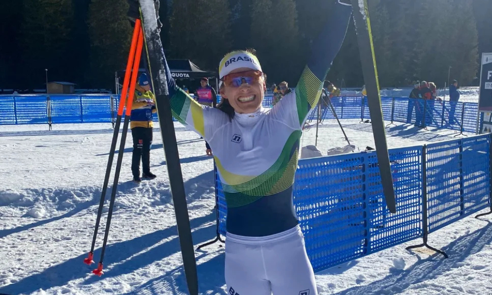 Bruna Moura comemora bom resultado em prova FIS na Alemanha