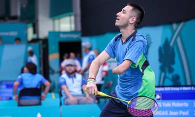 22.11.23 YUKI ROBERTO RODRIGUES Badminton Jogos Paralímpicos Santiago 2023 - . Foto: Cris Mattos/CPB @crismattos33 / @ocpboficial