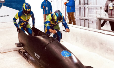 Edson Martins e Edson Bindilatti Foto: @bobsledbrasil