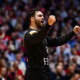 Rangel Rosa comemorando no jogo entre Brasil e Noruega no Mundial de handebol masculino