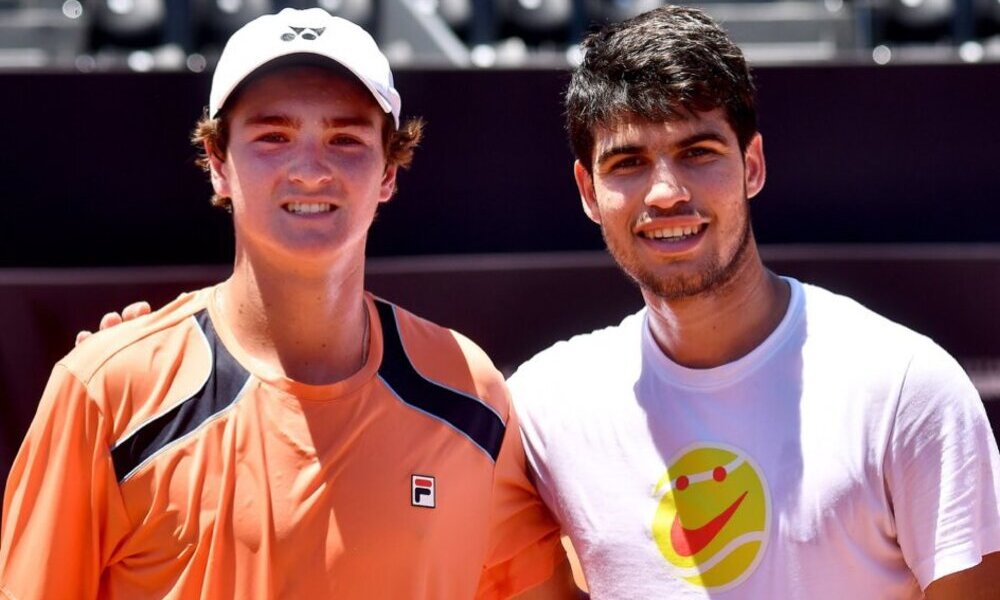 João Fonseca ao lado de Carlos Alcaraz - Rio Open, Australian Open