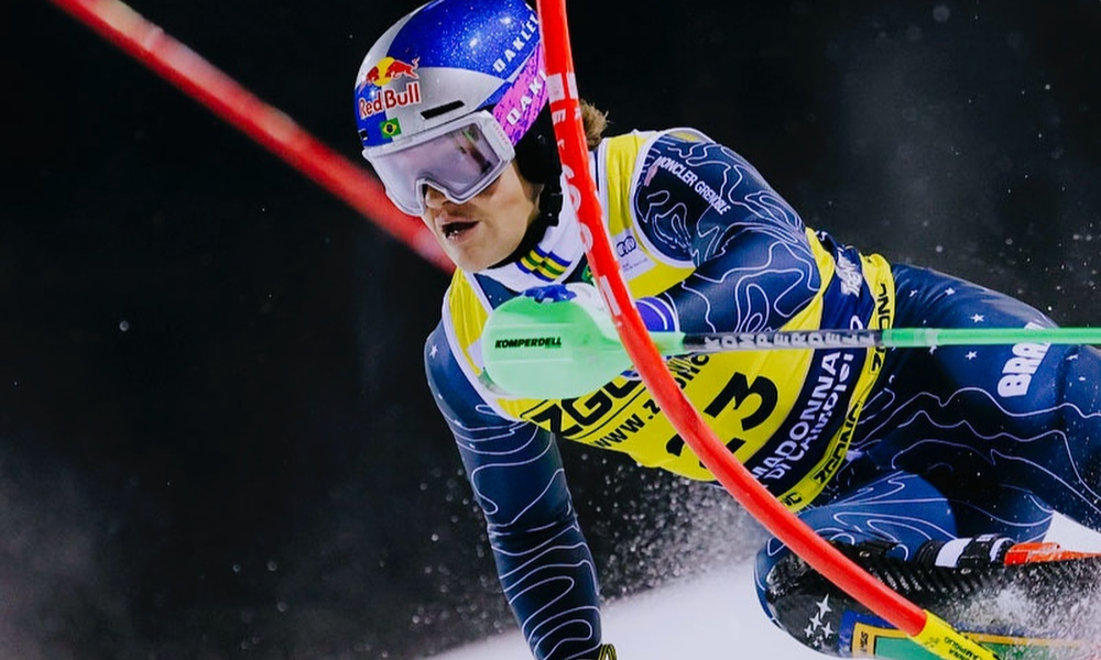 Lucas Pinheiro Braathen na Copa do Mundo de esqui alpino de Schladming