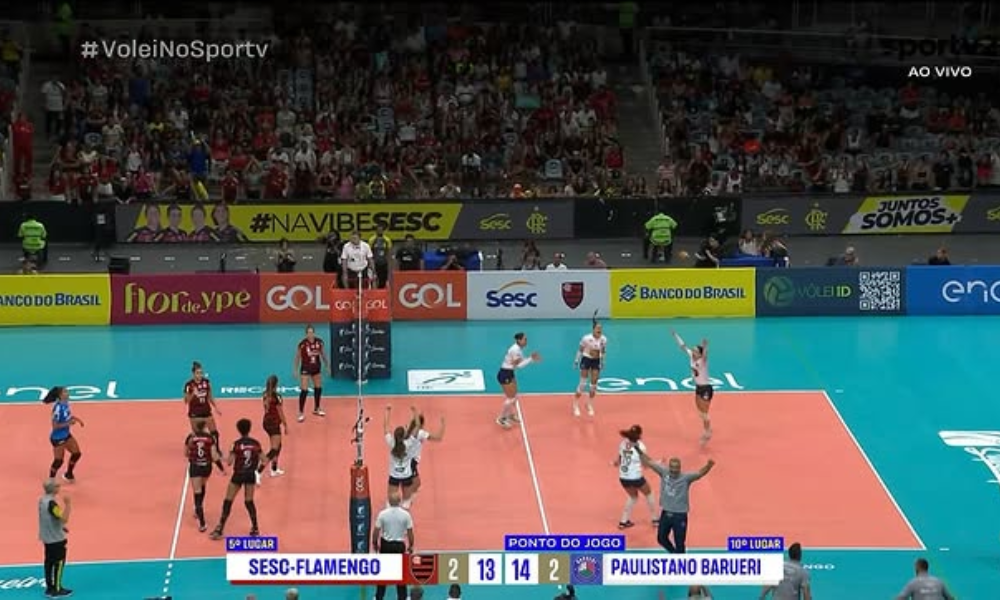 Sesc Flamengo x Paulistano Barueri - Superliga Feminina de vôlei