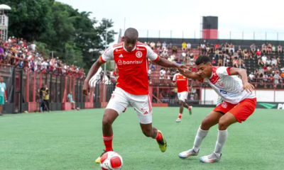 Internacional no duelo contra o América de Pedrinhas pela Copinha