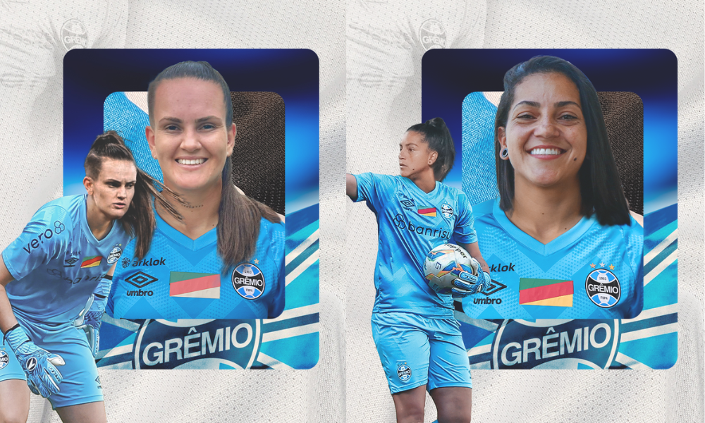 Letícia Rodrigues e Raíssa Tayná agora fazem parte do Grêmio.