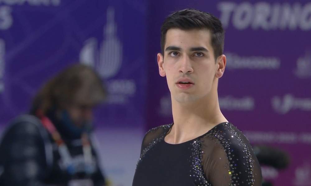 Arthur Alcorte compete na patinação artística nos Jogos Mundiais Universitários Turim-2025