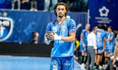 Bryan Monte em jogo da Champions League. Brasileiro vai disputar seu segundo Mundial de handebol masculino