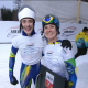 Eduardo Strapasson e Nicole Silveira na Copa do Mundo de skeleton em St. Moritz