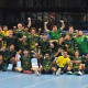 Equipe do Brasil que garantiu a vaga no Mundial Júnior de handebol masculino