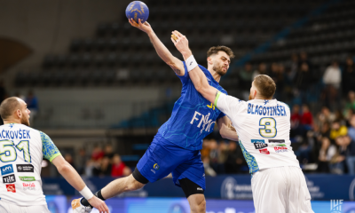 Haniel Langaro em ação pelo Brasil. Ele vai disputar mais um Mundial de handebol masculino