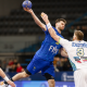 Haniel Langaro em ação pelo Brasil. Ele vai disputar mais um Mundial de handebol masculino