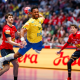 Vinicius Pandda no jogo entre Brasil e Espanha no Mundial de Handebol masculino