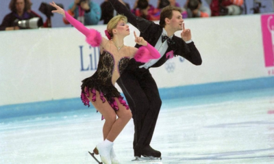 Evgenia Shishkova e Vadim Naumov, campeões mundiais de patinação artística em 1994