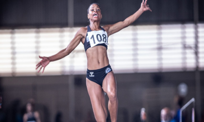 Eliane Martins, 38 anos, ouro no salto em distância (foto: Gustavo Alves/CBAt)