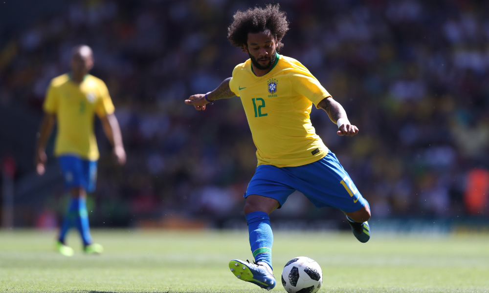 Marcelo Vieira com a Seleção Brasileira de Futebol